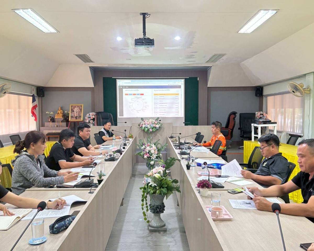 ประชุมนำผลการประเมินคุณธรรมและความโปร่งใส ประจำปี 2568 มาทำการวิเคราะห์ตามตัวชี้วัดต่างๆ เพื่อศึกษา กำหนดมาตรการ โครงการหรือกิจกรรม กำหนดขั้นตอนและวิธีการ ในการดำเนินการแก้ไข ปรับปรุงฐานข้อมูล ศึกษารายละเอียด แลกเปลี่ยนเรียนรู้ในคณะทำงาน